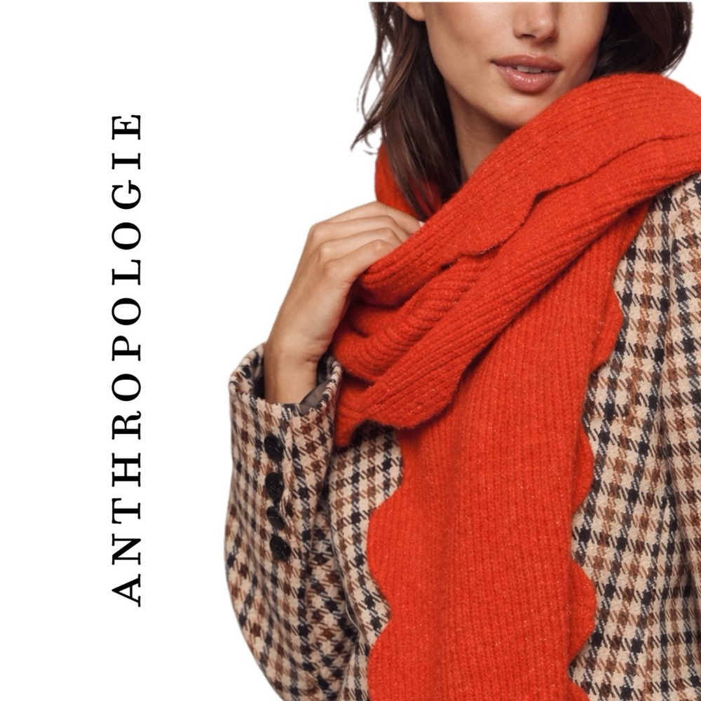 Anthropologie Maeve Scallop Scarf